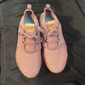 Mauve New Balance Knit Sneakers